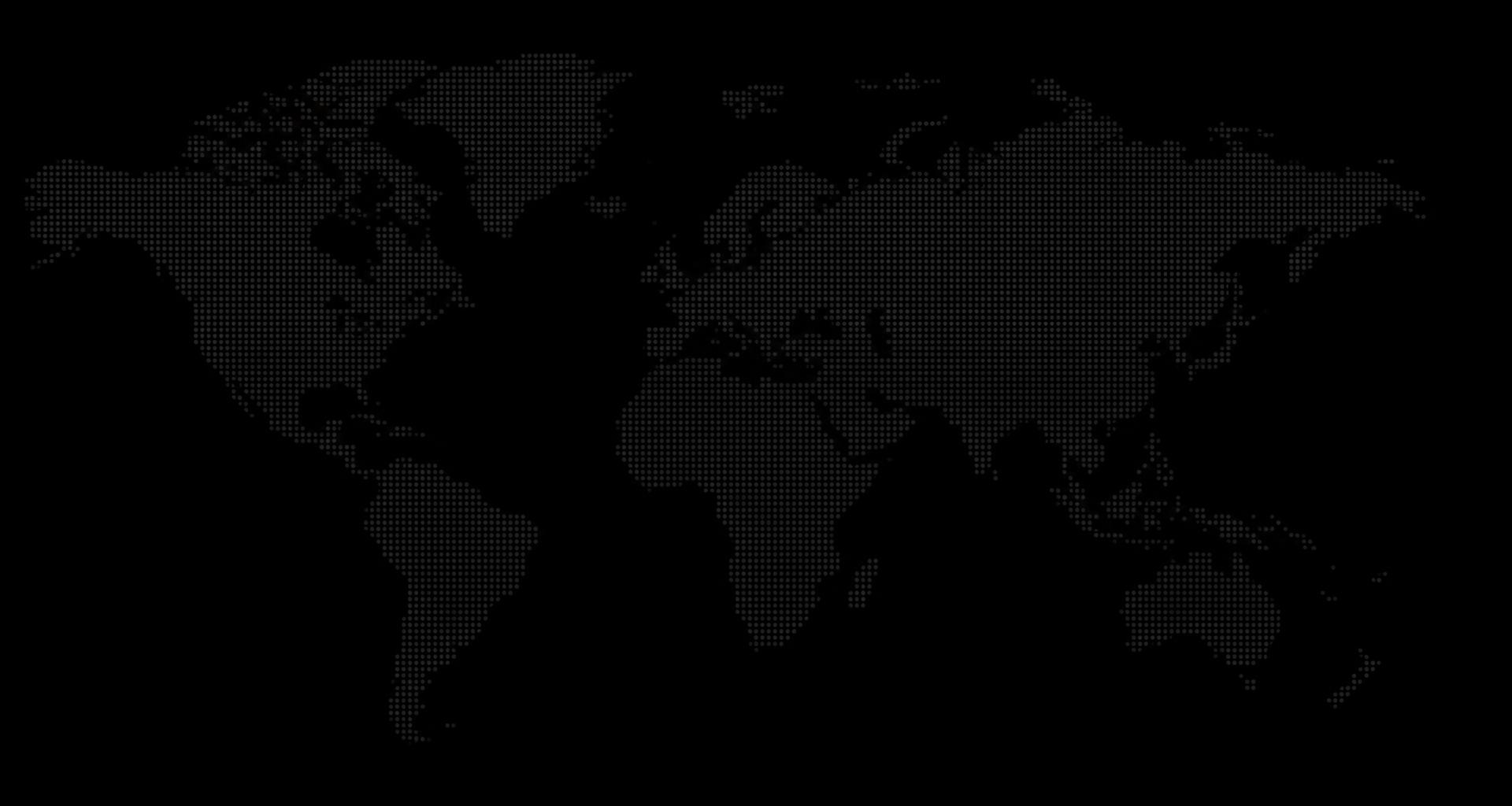 Dotted world map showing The Elite Office network